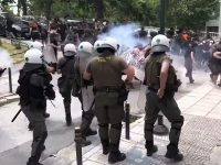 یونان: ارسطو یو نیورسٹی کے طلبہ پر پولیس کا وحشیانہ حملہ؛ پولیس گردی مردہ باد!